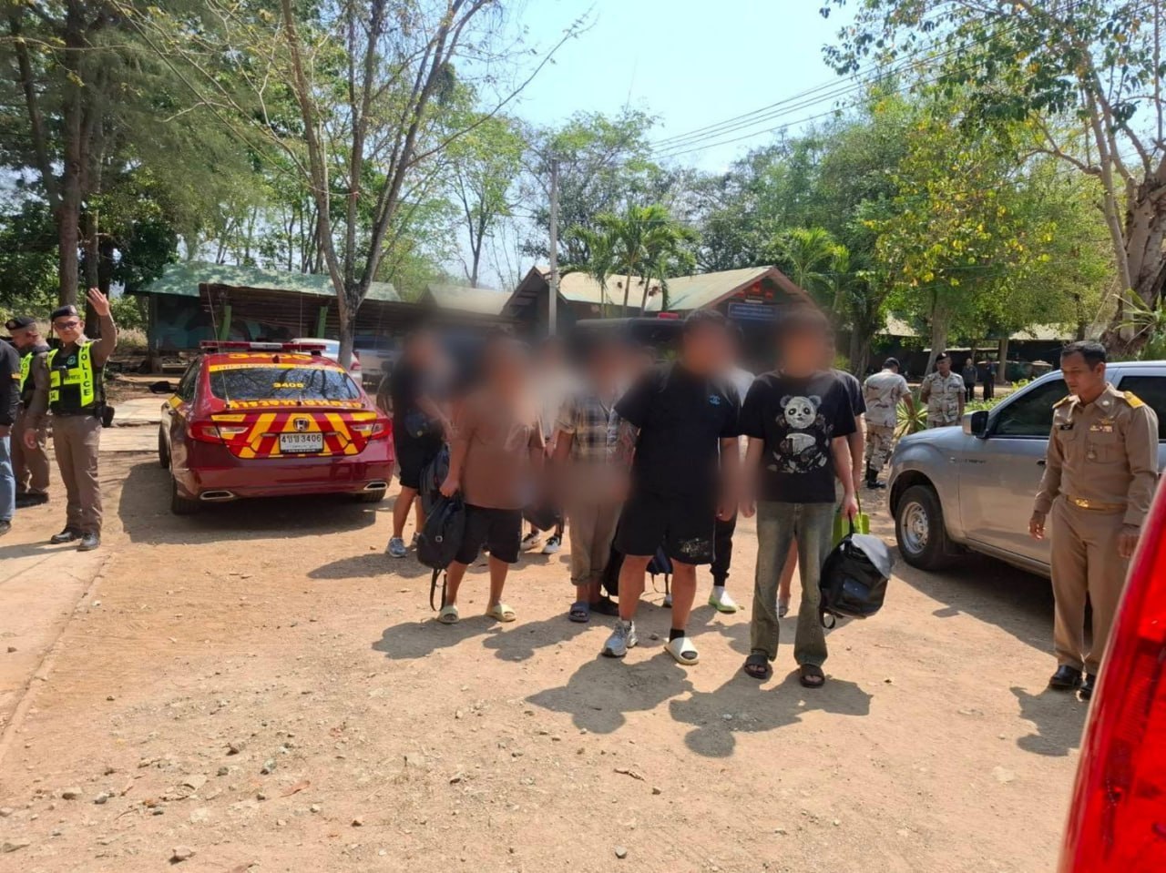 亞太警務報道｜泰國中央調查局尖竹汶行動 10名中國籍人員因簽證逾期、非法入境被捕