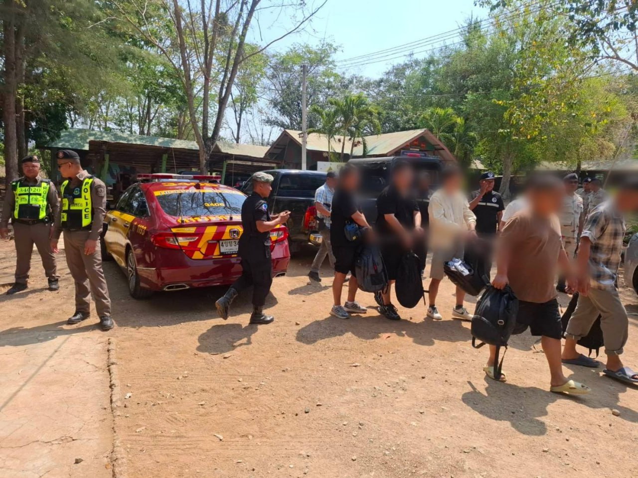 亞太警務報道｜泰國中央調查局尖竹汶行動 10名中國籍人員因簽證逾期、非法入境被捕