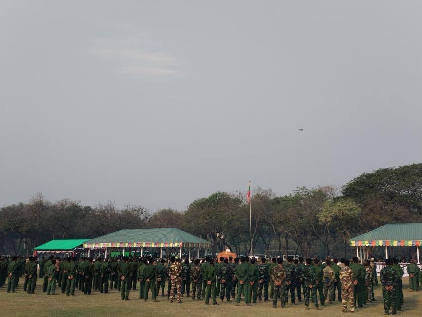 缅甸中部军区接纳506名武装人员投诚 多组织人员主动归顺