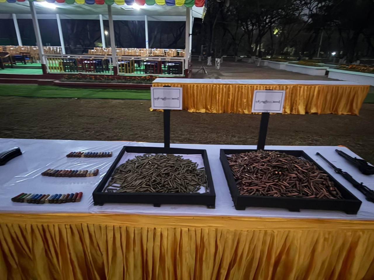 缅甸中部军区接纳506名武装人员投诚 多组织人员主动归顺-亞太之聲電視台