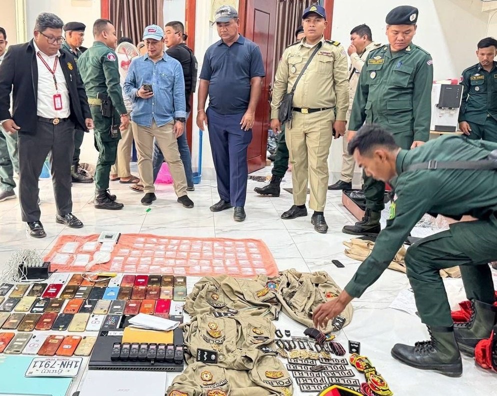 亚太警务报道｜柬埔寨实居省捣毁电诈窝点 6名印尼人冒充警察诈骗 中国籍幕后老板在逃-亞太之聲電視台