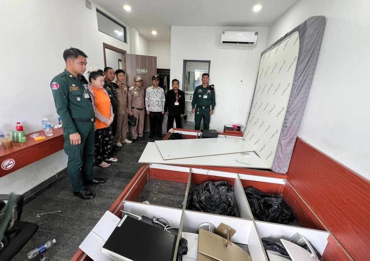 亚太警务报道｜柬埔寨斯瓦伊里恩省突查旅馆 8名越南籍涉诈嫌疑人落网