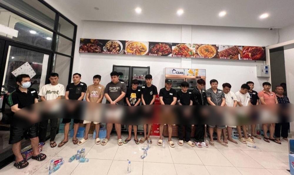 亚太警务报道｜金边铁桥头区清剿电诈窝点 查获17名外籍嫌疑人-亞太之聲電視台