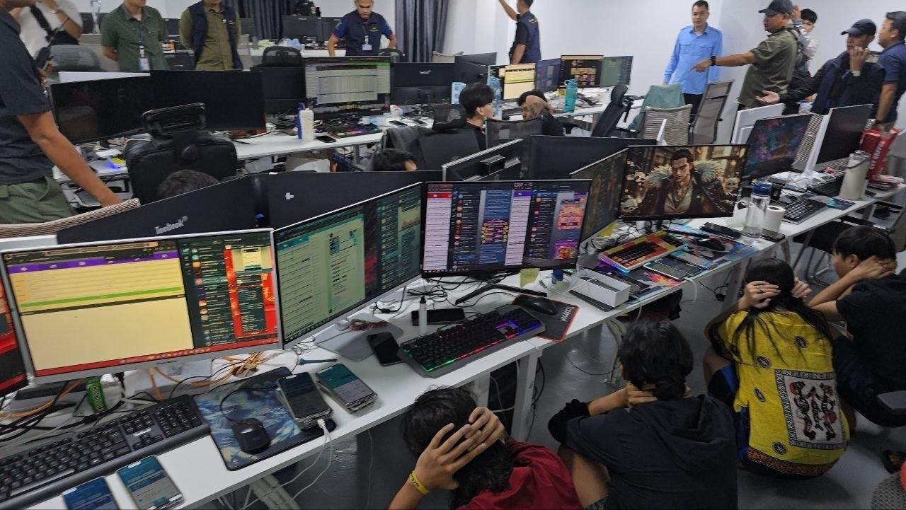 亚太警务报道｜金边森速区再清剿 49 名马印尼外籍人员涉电诈网赌被拘