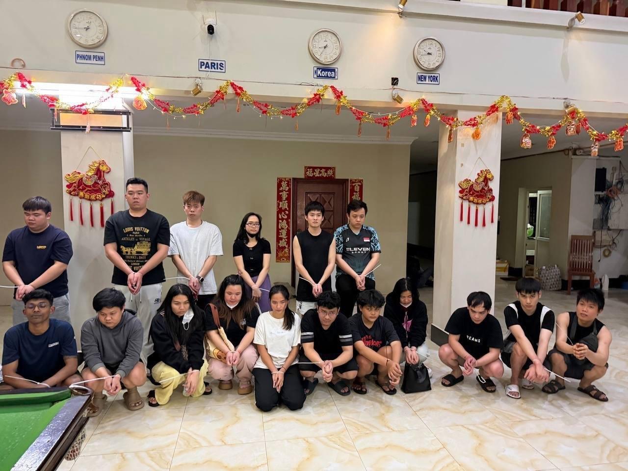 亚太警务报道|金边森速区再清剿 49 名马印尼外籍人员涉电诈网赌被拘