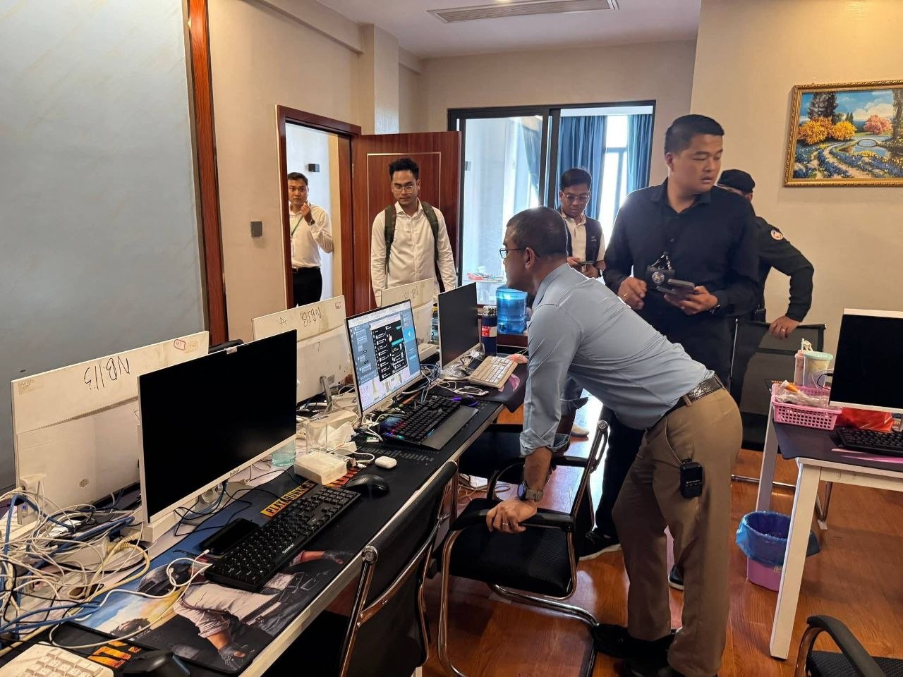 亚太警务报道|金边雷霆扫诈 森速区大型电诈窝点被捣毁 多国涉案人员落网