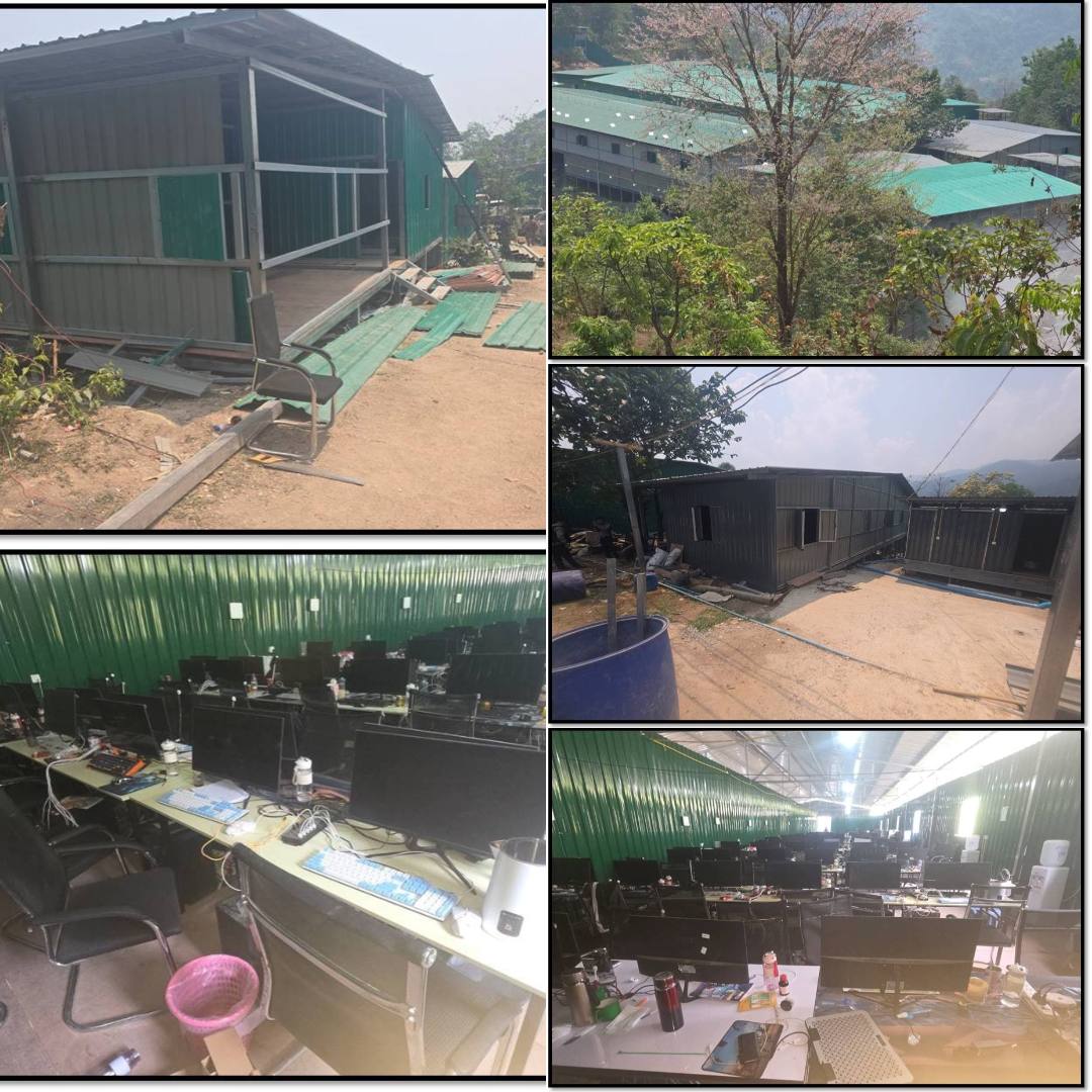 缅甸掸邦大其力再出重拳 126名外籍涉诈人员板古镇附近落网