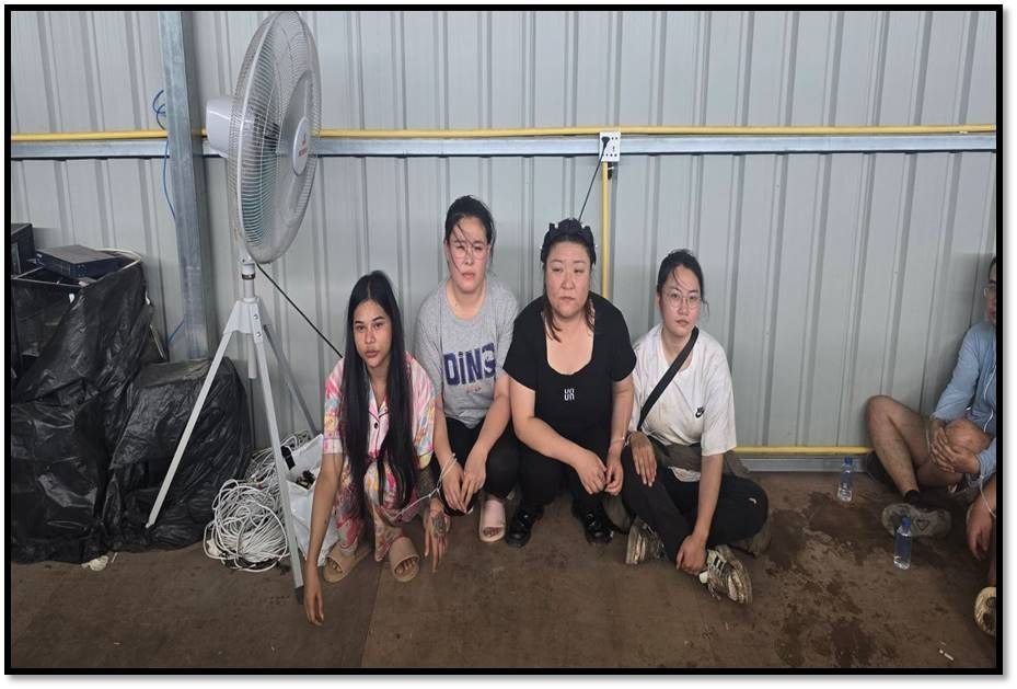 缅甸掸邦大其力再出重拳 126名外籍涉诈人员板古镇附近落网