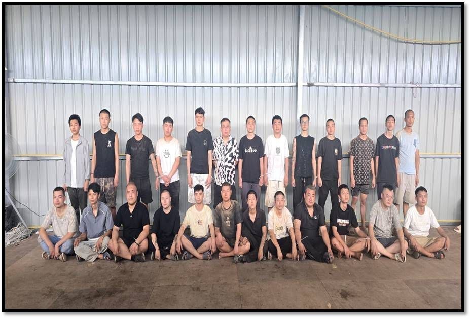 缅甸掸邦大其力再出重拳 126名外籍涉诈人员板古镇附近落网