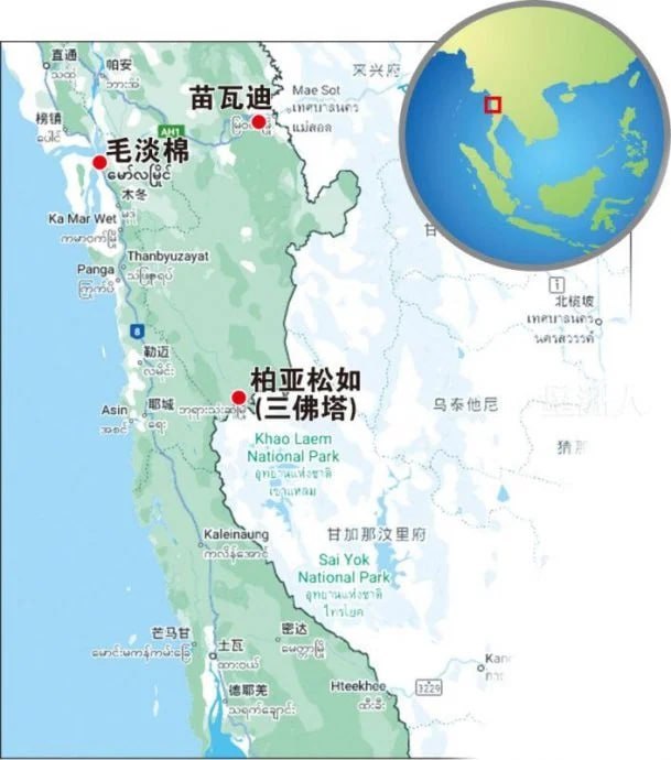 亚太警务报道 | 泰缅边境三佛塔镇风险预警：DKBA 管控区涌入数千涉诈人员 电诈网赌黑产死灰复燃-亞太之聲電視台