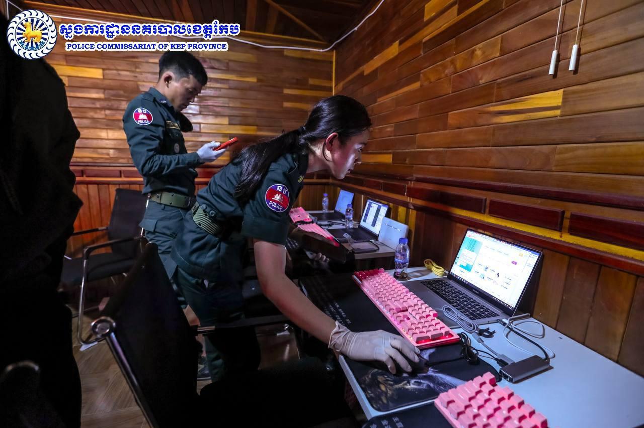 柬埔寨白马省持续清零！出租屋电诈窝点被端 16 名中柬籍嫌疑人落网-亞太之聲電視台