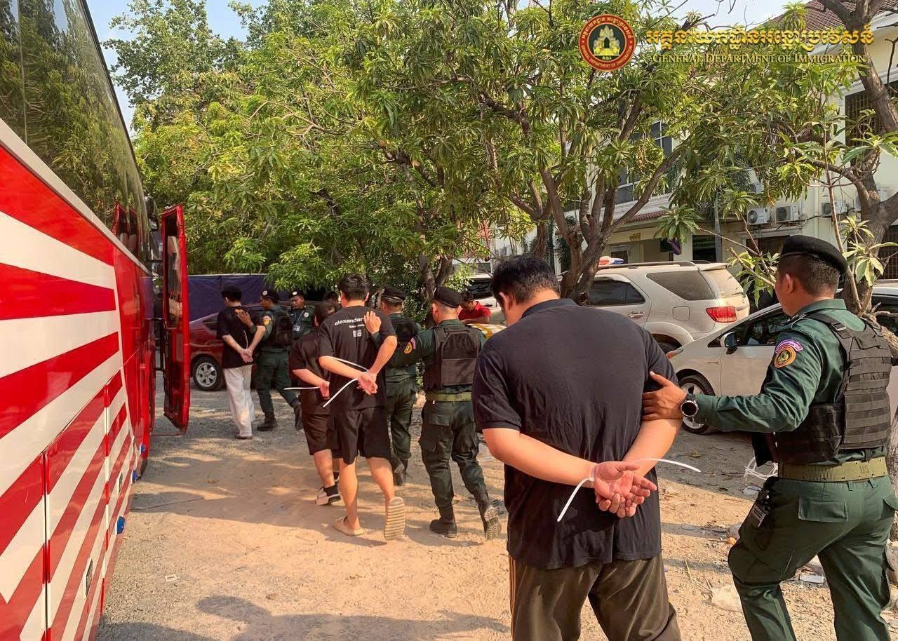 柬埔寨持续高压反诈：48 小时遣返 156 名中国涉诈公民 清剿行动常态化-亞太之聲電視台