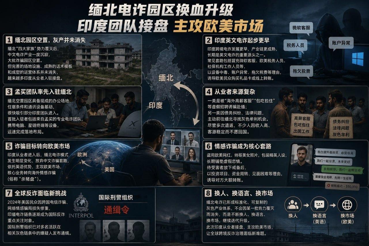 缅北园区 “换血”：印度团伙接盘，电诈全面转向欧美市场-亞太之聲電視台